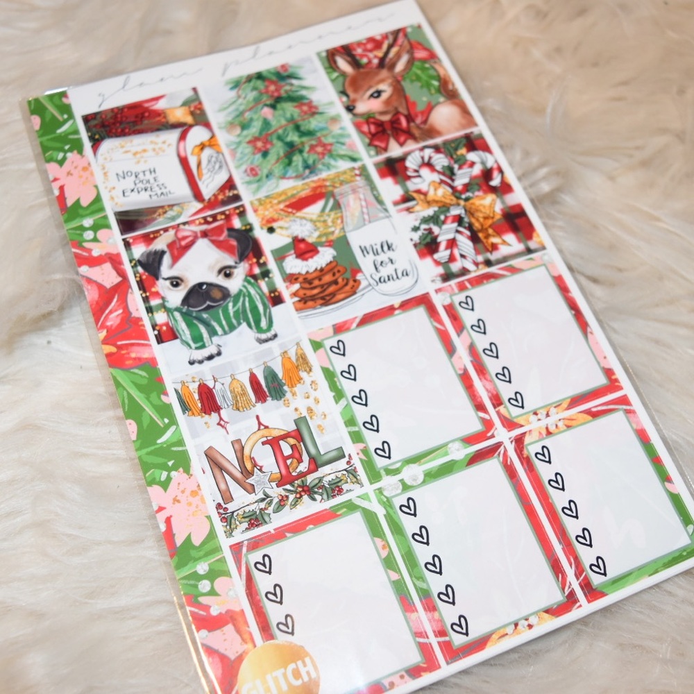 “Santa Paws” Planner Sticker Kit